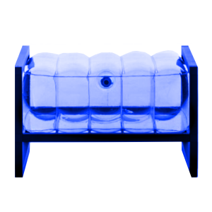 Saved by the Bell Ottoman – Blue