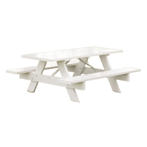 Aluminum Picnic Table (White)