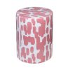 Brushstroke Side Table - Pink