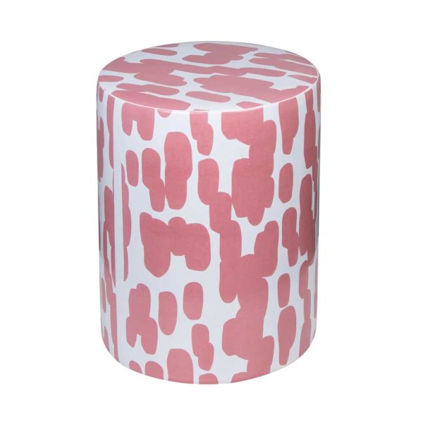 Brushstroke Side Table - Pink