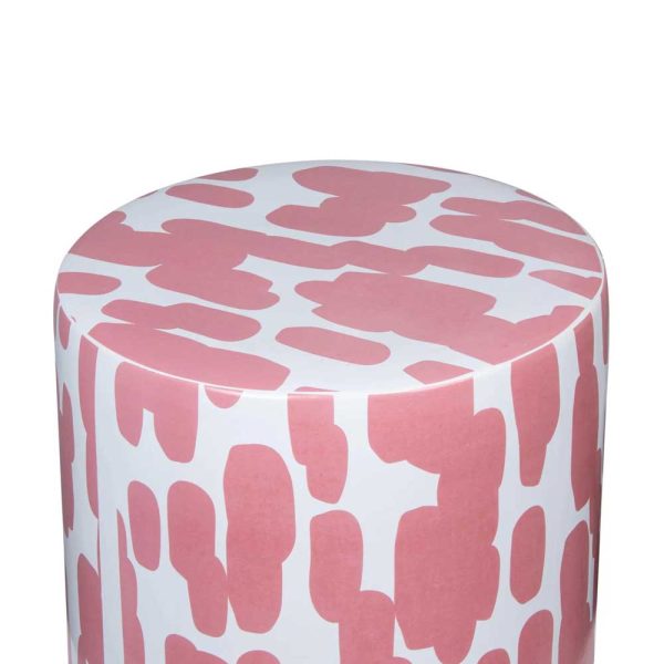 Brushstroke Side Table - Pink - Image 3