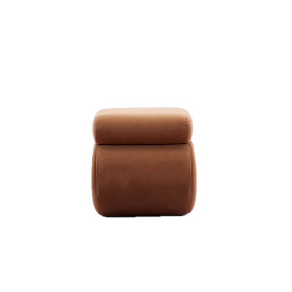 Snake Ottoman - Brown - Image 3