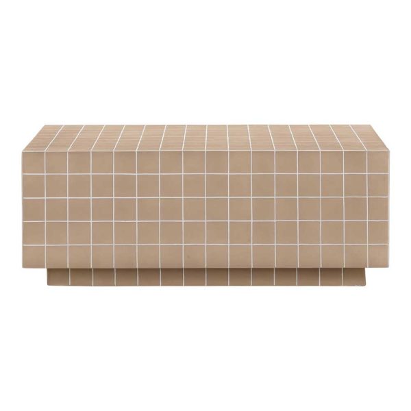 Tile Coffee Table - Brown - Image 2