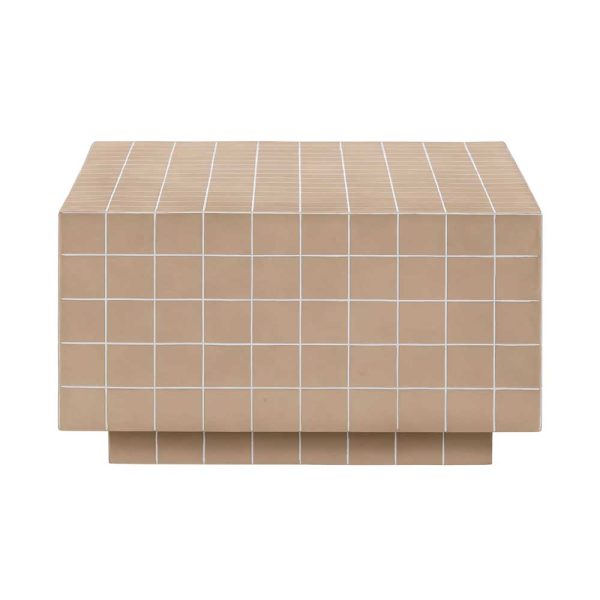 Tile Coffee Table - Brown - Image 3