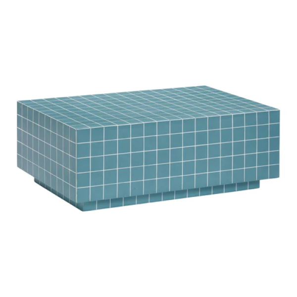 Tile Coffee Table - Blue