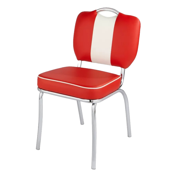 Diner Chair - Red - Image 2