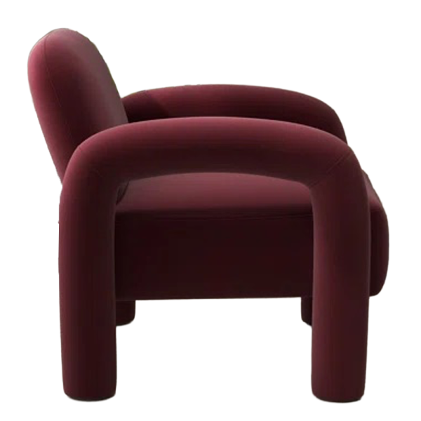 Maven Chair - Maroon - Image 3