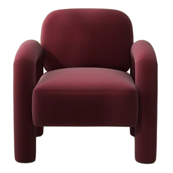 Maven Chair - Maroon - Image 2