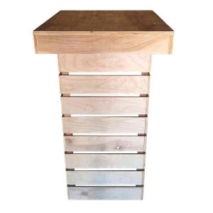 Stacked - Light Wood