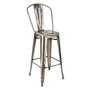 Mission Barstool - Chrome