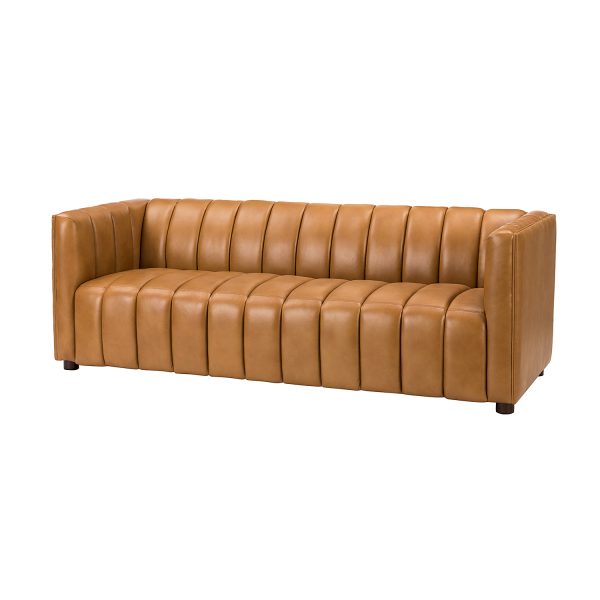Cambria Sofa - Camel Leather - Image 2