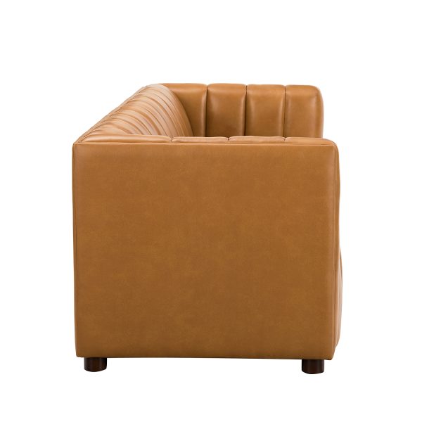 Cambria Sofa - Camel Leather - Image 4