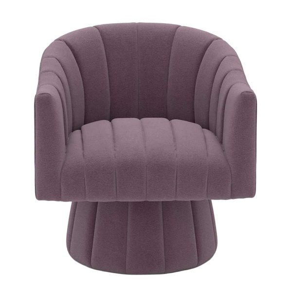 Wesley Chair - Purple Velvet - Image 2