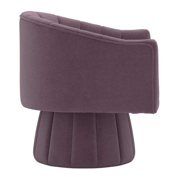 Wesley Chair - Purple Velvet - Image 4
