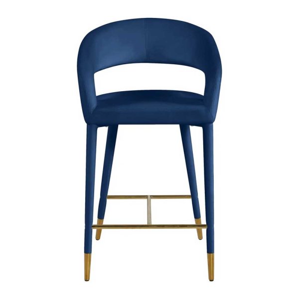 Cyrus Counter Stool - Navy Blue - Image 2