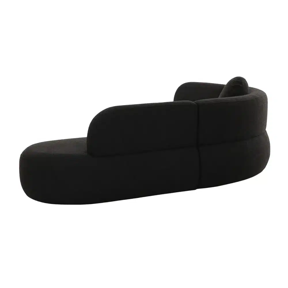 Poe Sectional - Black - Image 3