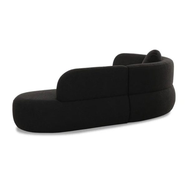 Poe Sectional - Black - Image 3