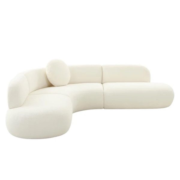 Poe Sectional - Cream - Image 2