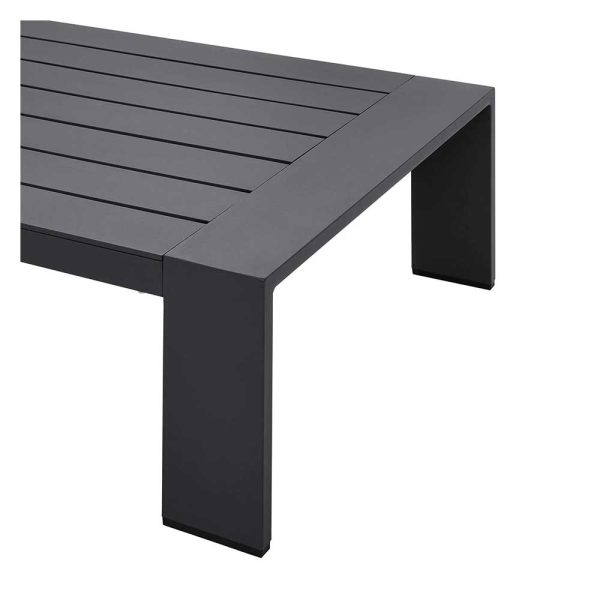 Tahoe Coffee Table - Grey Aluminum - Image 3