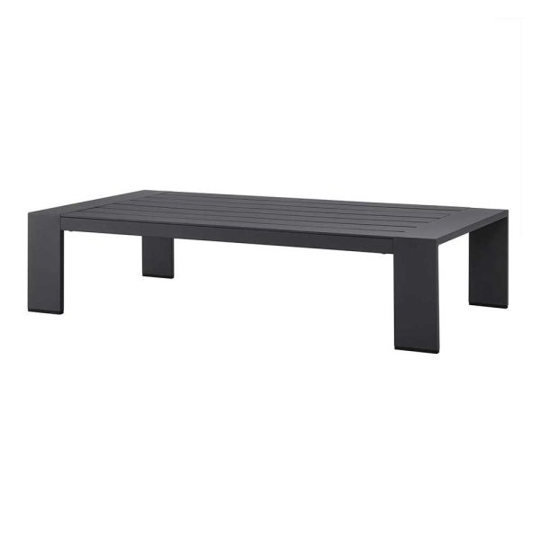 Tahoe Coffee Table - Grey Aluminum