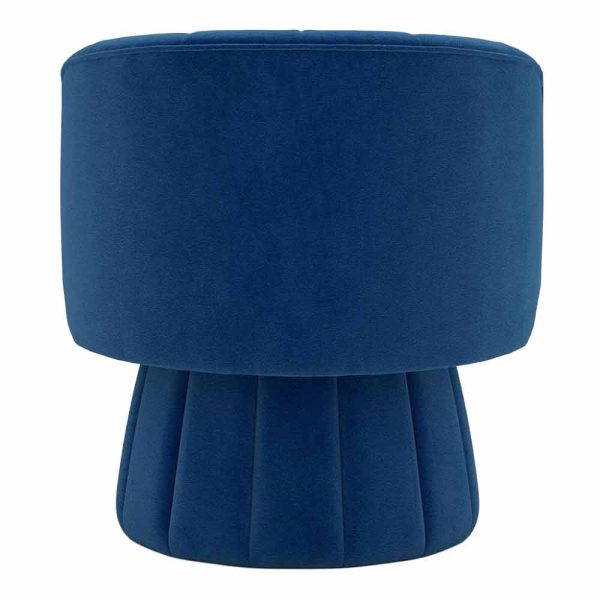 Wesley Chair - Blue Velvet - Image 4