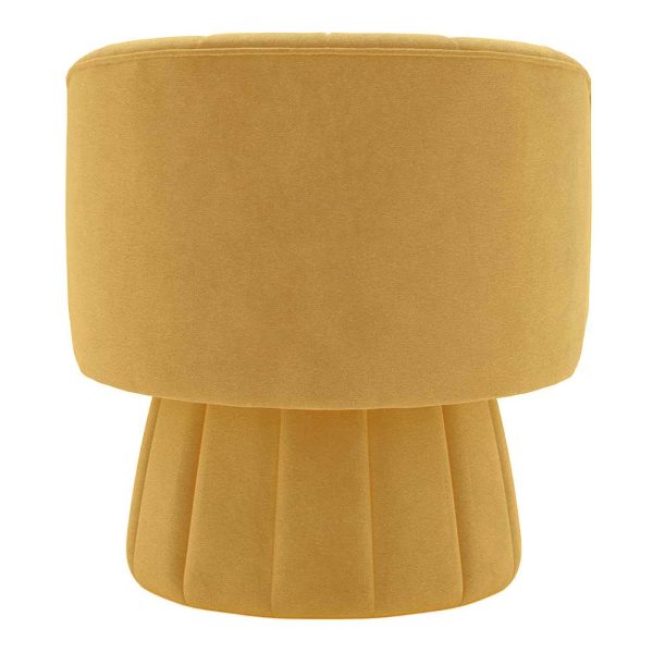 Wesley Chair - Yellow Velvet - Image 4