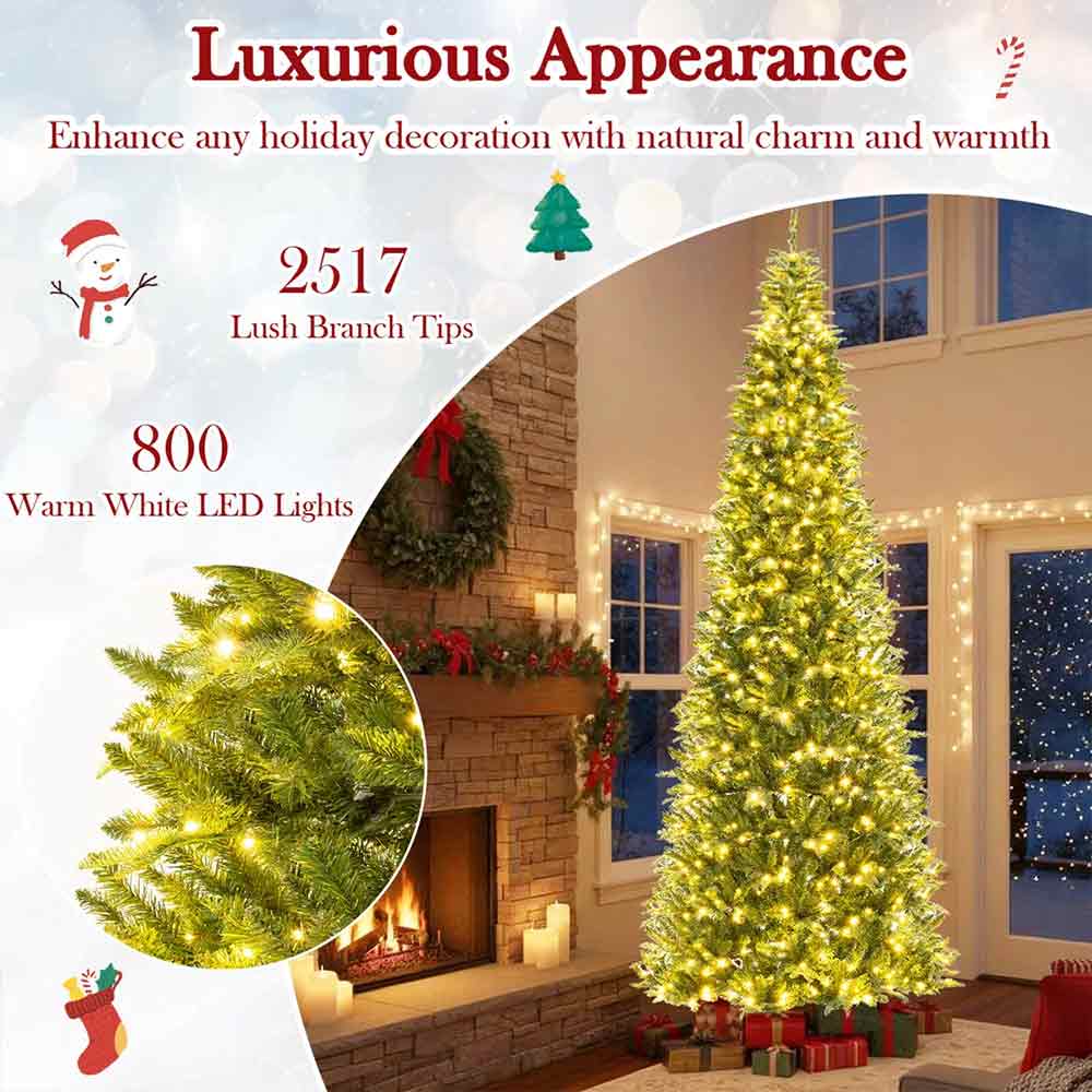 12' Christmas Tree with Lights - Image 3