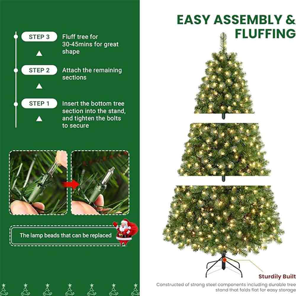 7.5' Classic Spruce Christmas Tree - Image 3