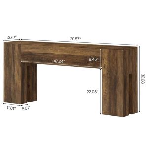Wood Console Table