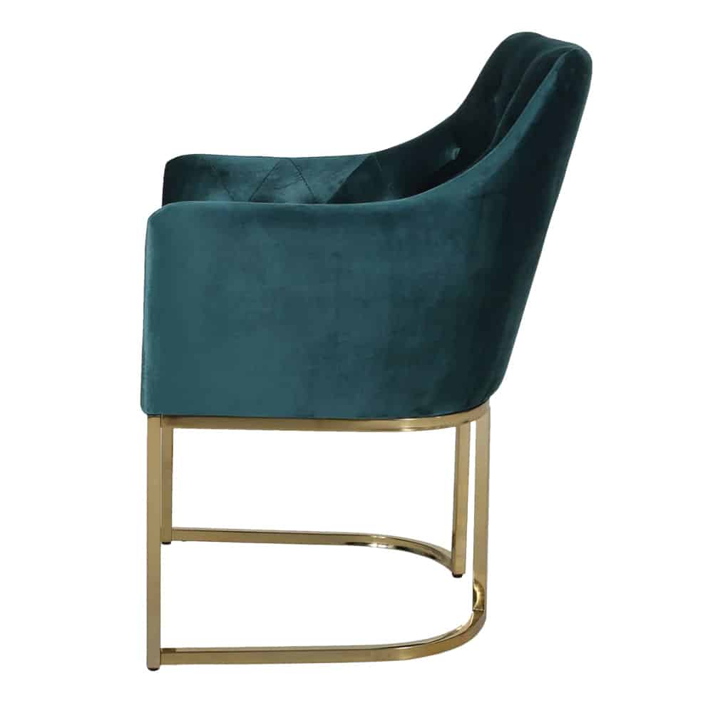 Diana Teal Velvet - Image 3