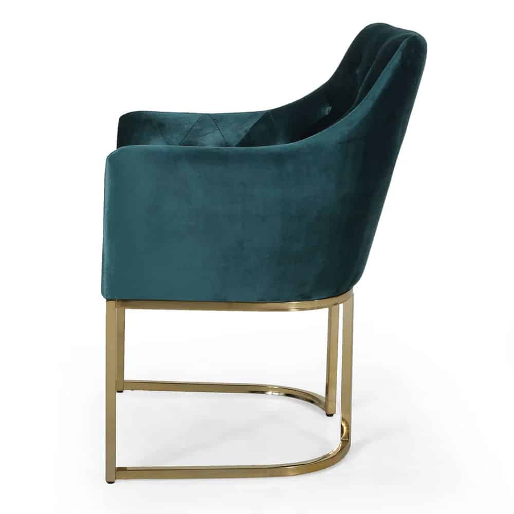 Diana Teal Velvet - Image 3