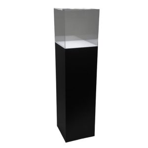 Display Pedestal w/ Acrylic Top - Black