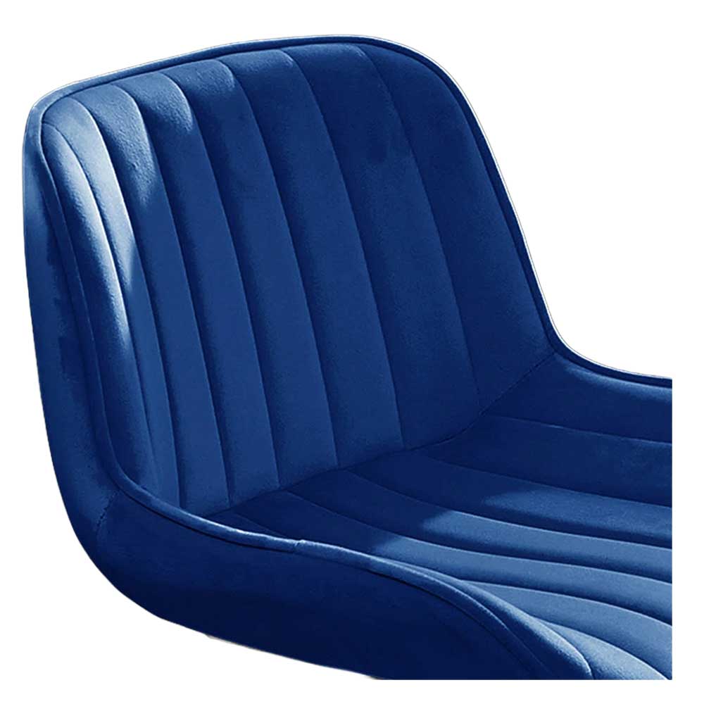 Elaine Barstool - Blue Velvet - Image 3
