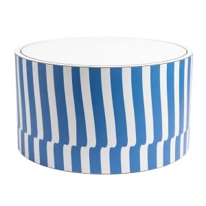 Blanc Coffee Table - Blue Stripes (Copy)
