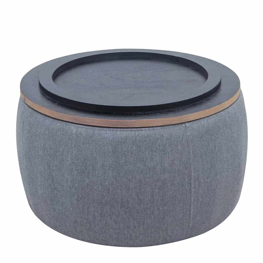 Canton Ottoman- Dark Grey - Image 3