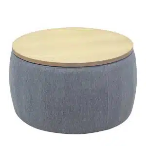 Canton Ottoman- Dark Grey