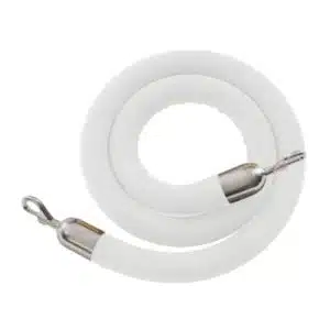 Stanchion Rope - White and Silver