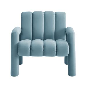 Keipert Chairs - Sky Blue Velvet