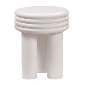 Macaron Side Table - White