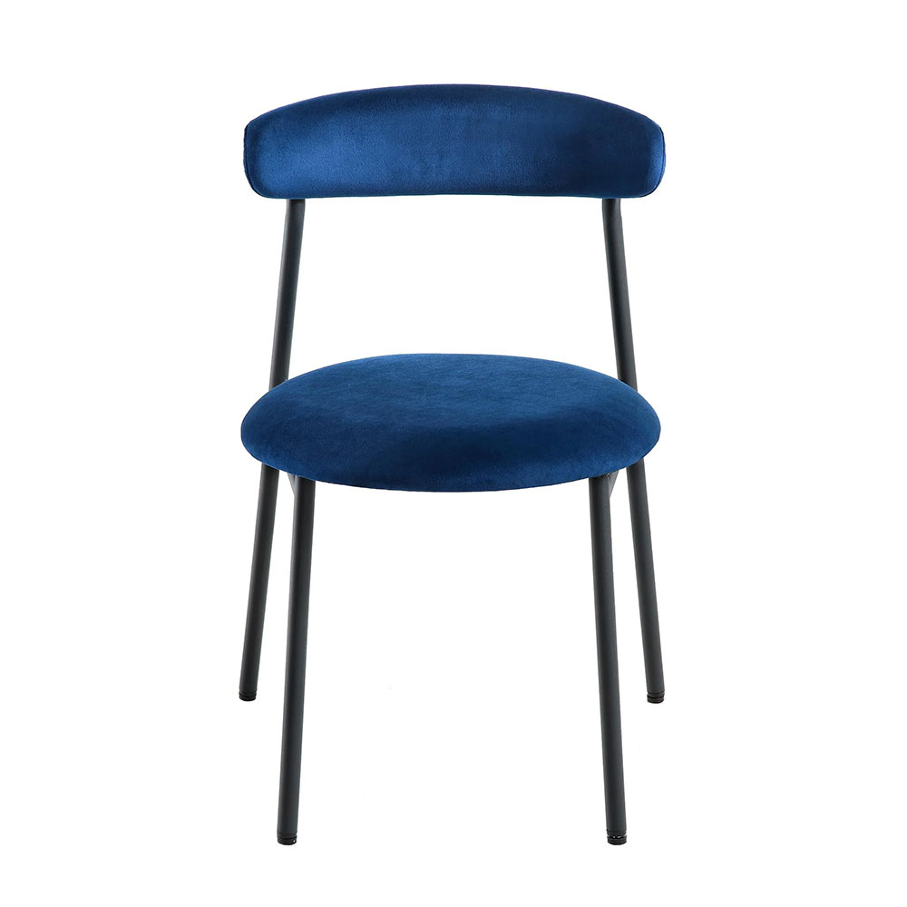 Morgan Chair - Blue Velvet - Image 2