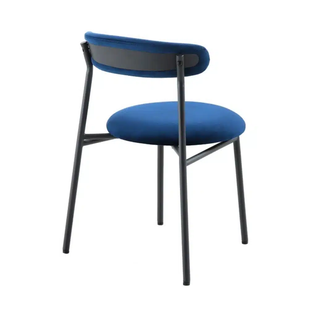 Morgan Chair - Blue Velvet - Image 5