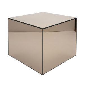 Smokey Side Table - Mirrored