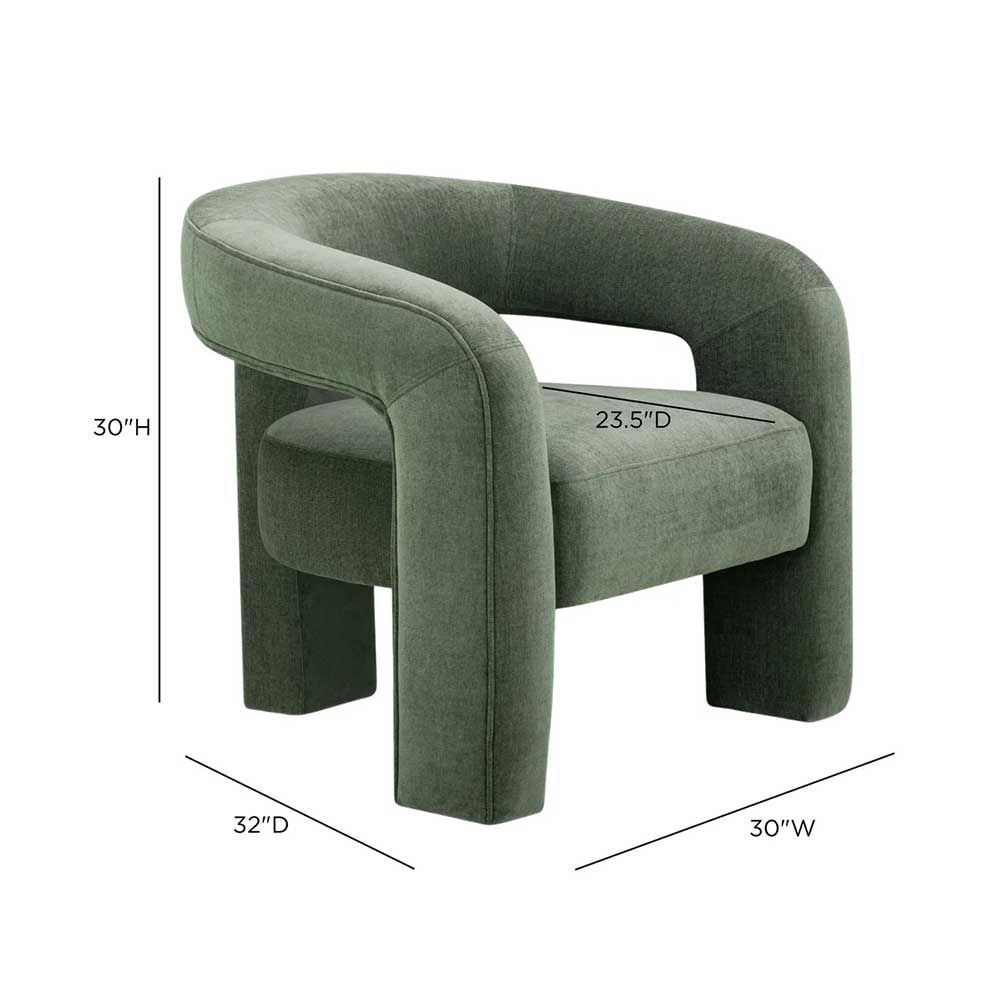 Malone Chair - Olive - Image 5