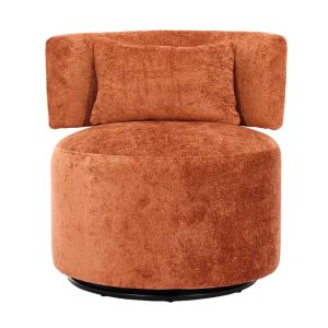 Niya Chair - Velvet Rust