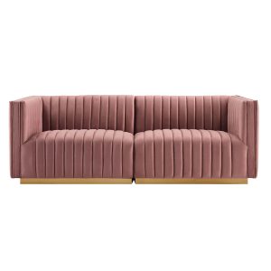 Umbra Sofa Loveseat - Rose